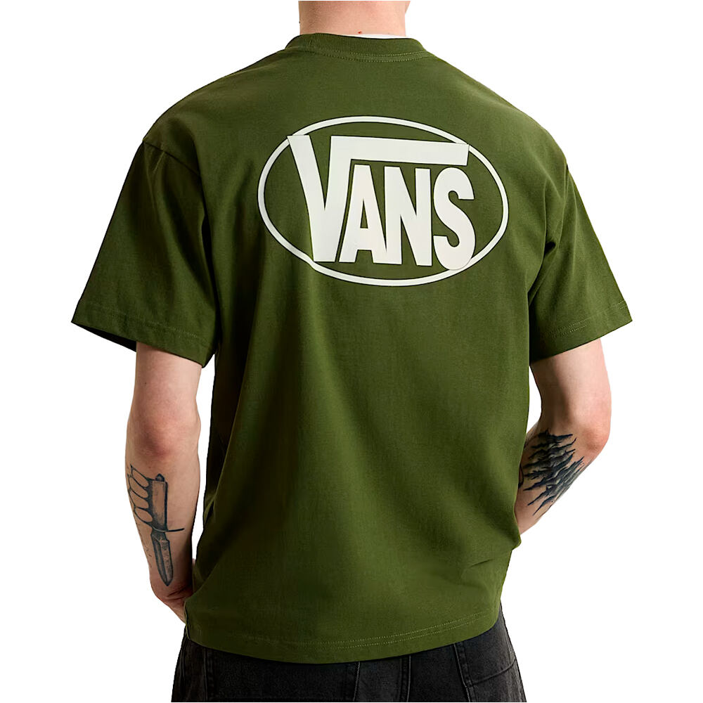 Vans camiseta manga corta hombre Oval Logo Loose SS Tee vista trasera