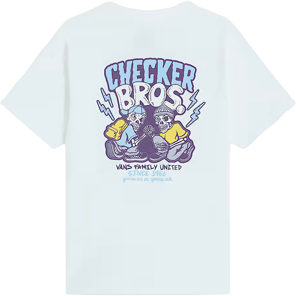 Vans camiseta manga corta niño Checker Bros SS Tee vista trasera