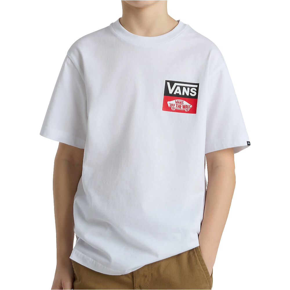 Vans camiseta manga corta niño OG LOGO SS vista frontal