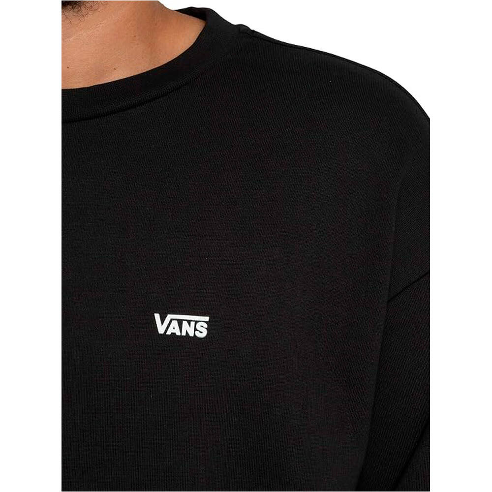 Vans sudadera hombre Left Chest Crew vista detalle