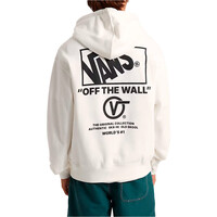Vans sudadera hombre Stacked Hi Pullover vista trasera