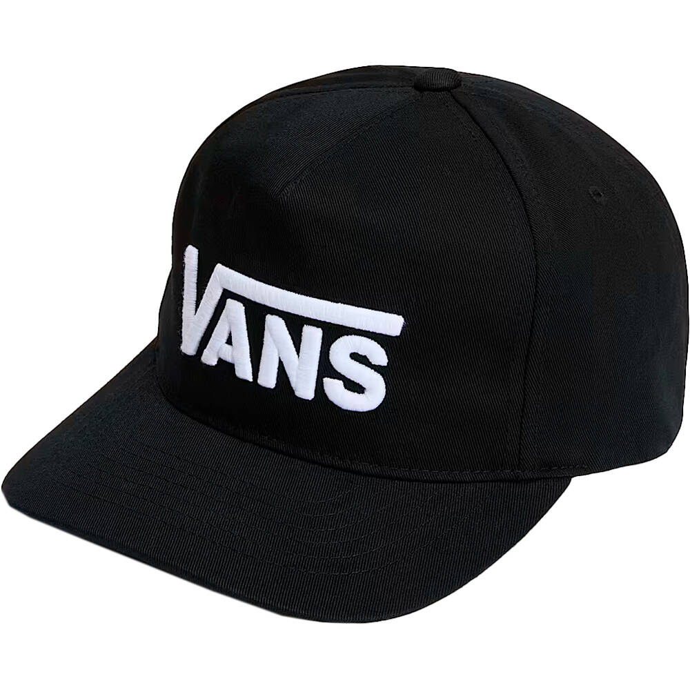Vans visera lona Drop V Logo Snapback vista frontal