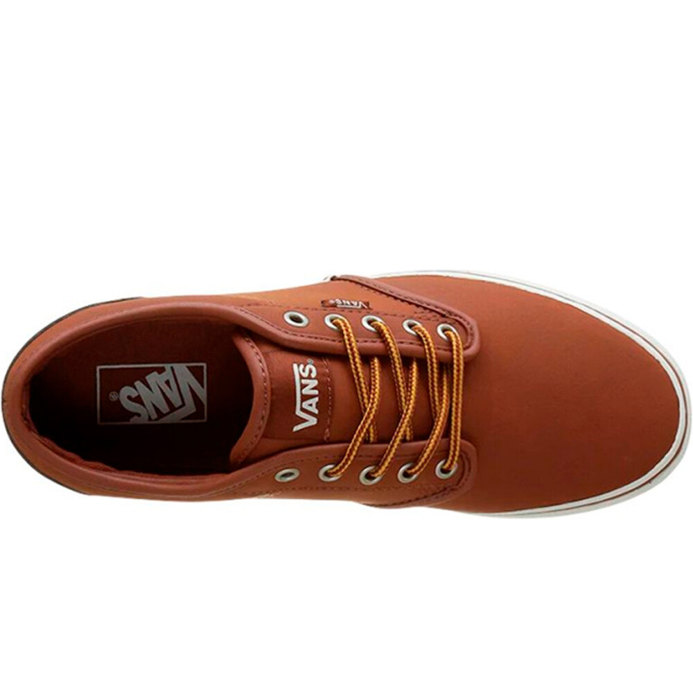 Vans zapatilla moda hombre Atwood leather vista superior