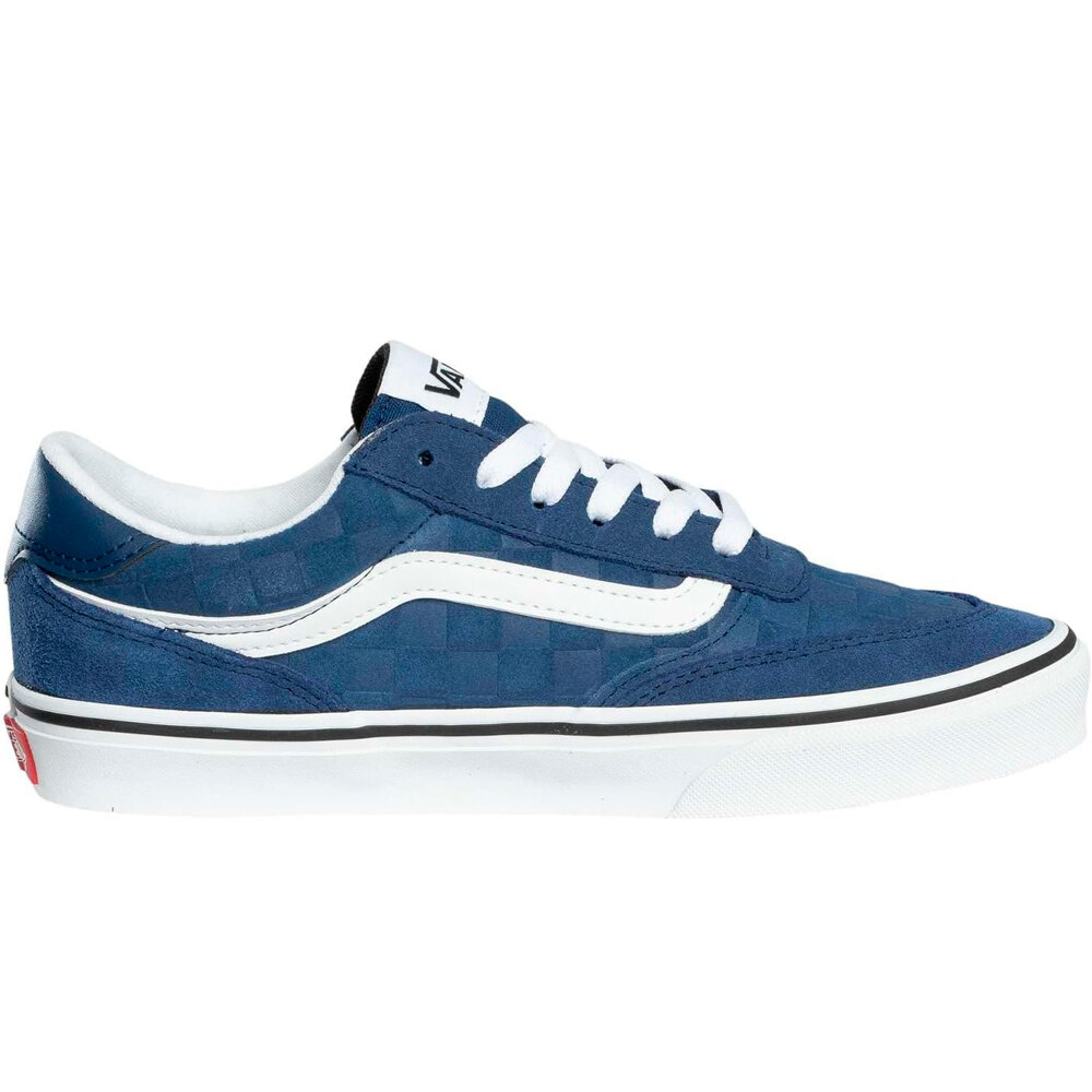 Vans zapatilla moda hombre Brooklyn LS EMBOSSED SUEDE lateral exterior