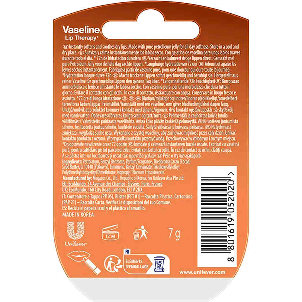 Vaseline protector labial VASELINE LIP CARE COCOA 7G 01