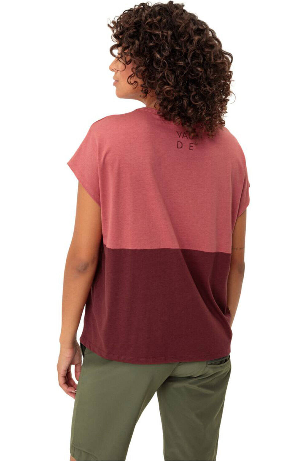 Vaude camisa montaña manga corta mujer Women's Redmont T-Shirt III vista trasera