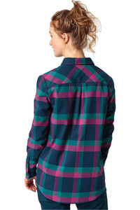 Vaude camisa montaña manga larga mujer Women's Farsund LS Shirt III vista trasera