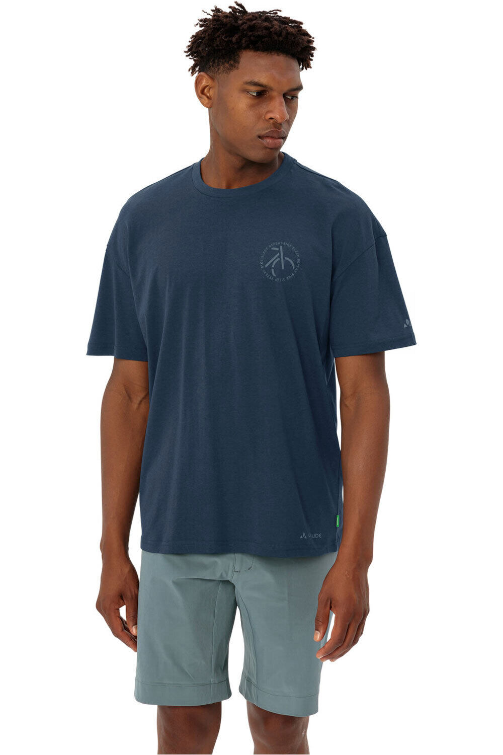 Vaude camiseta ciclismo hombre Men's Cyclist Casual Shirt vista frontal