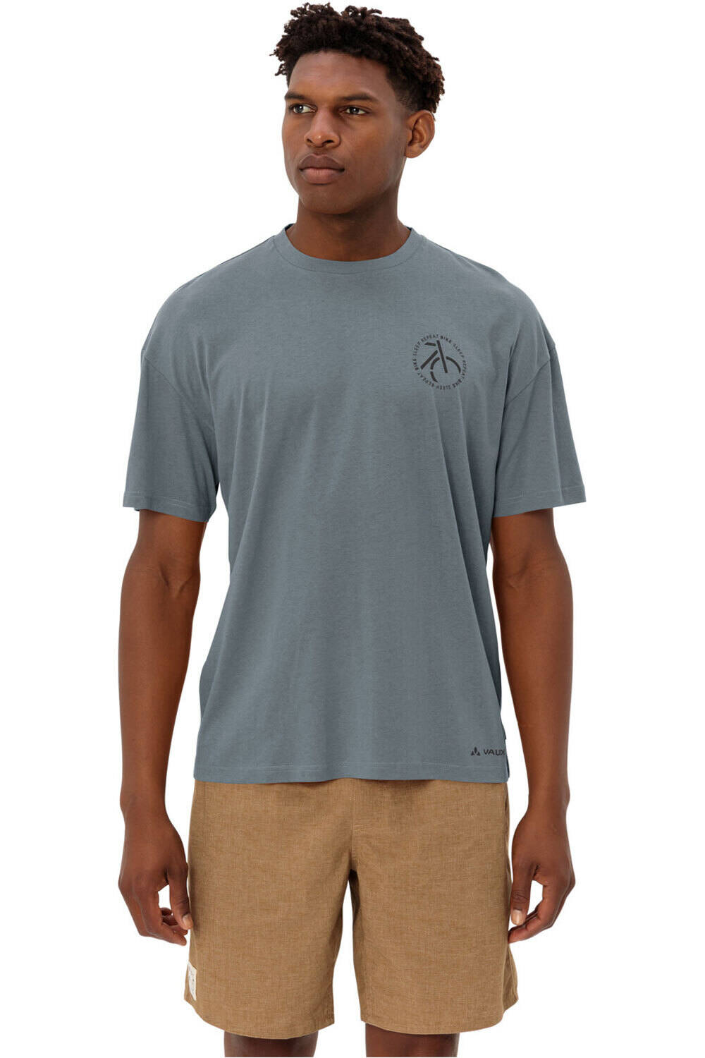 Vaude camiseta ciclismo hombre Men's Cyclist Casual Shirt vista frontal