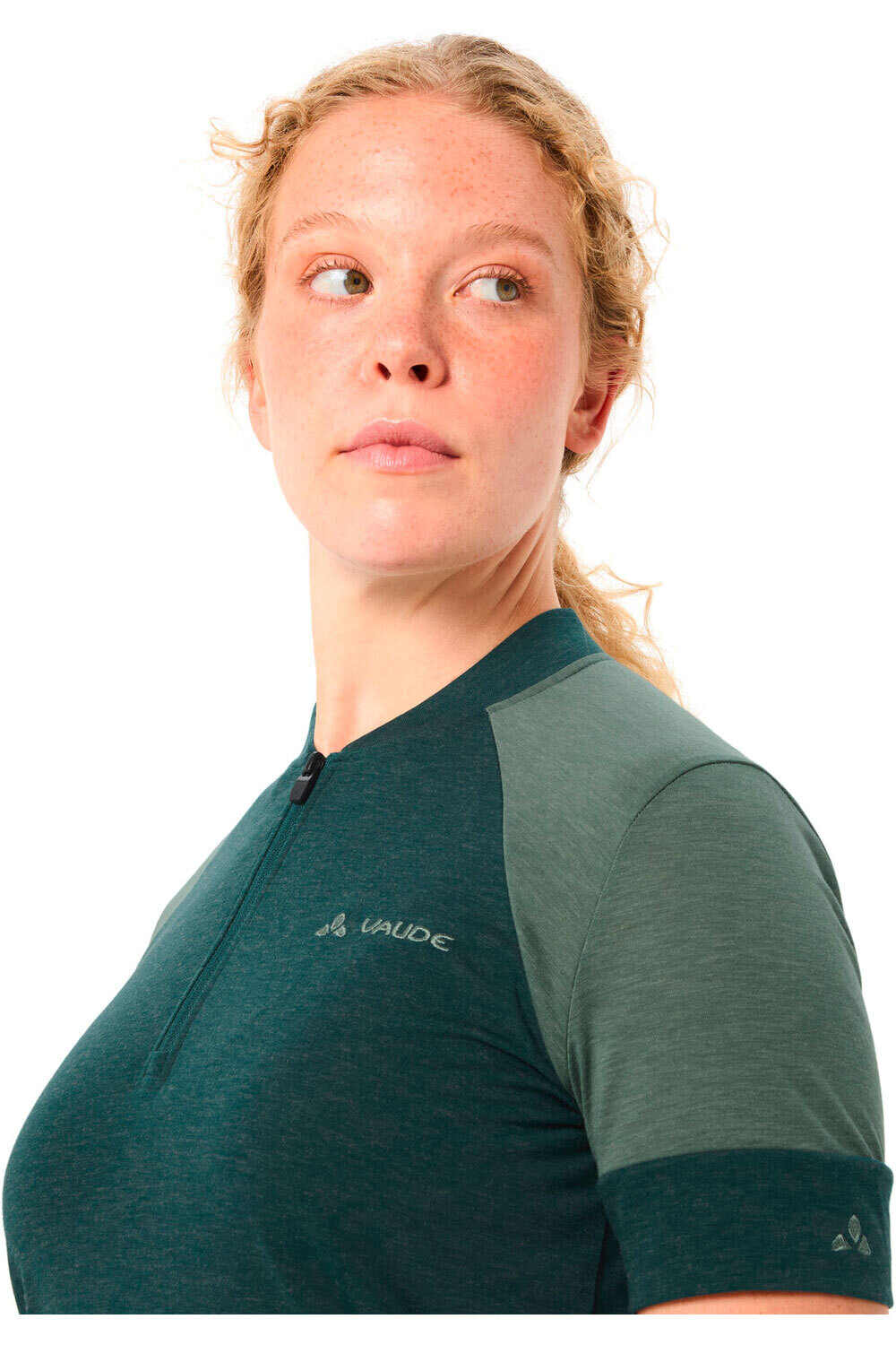 Vaude camiseta ciclismo mujer Women's Altissimo Q-Zip Shirt 03