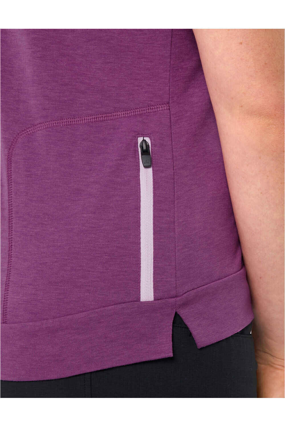 Vaude camiseta ciclismo mujer Women's Altissimo Q-Zip Shirt 03