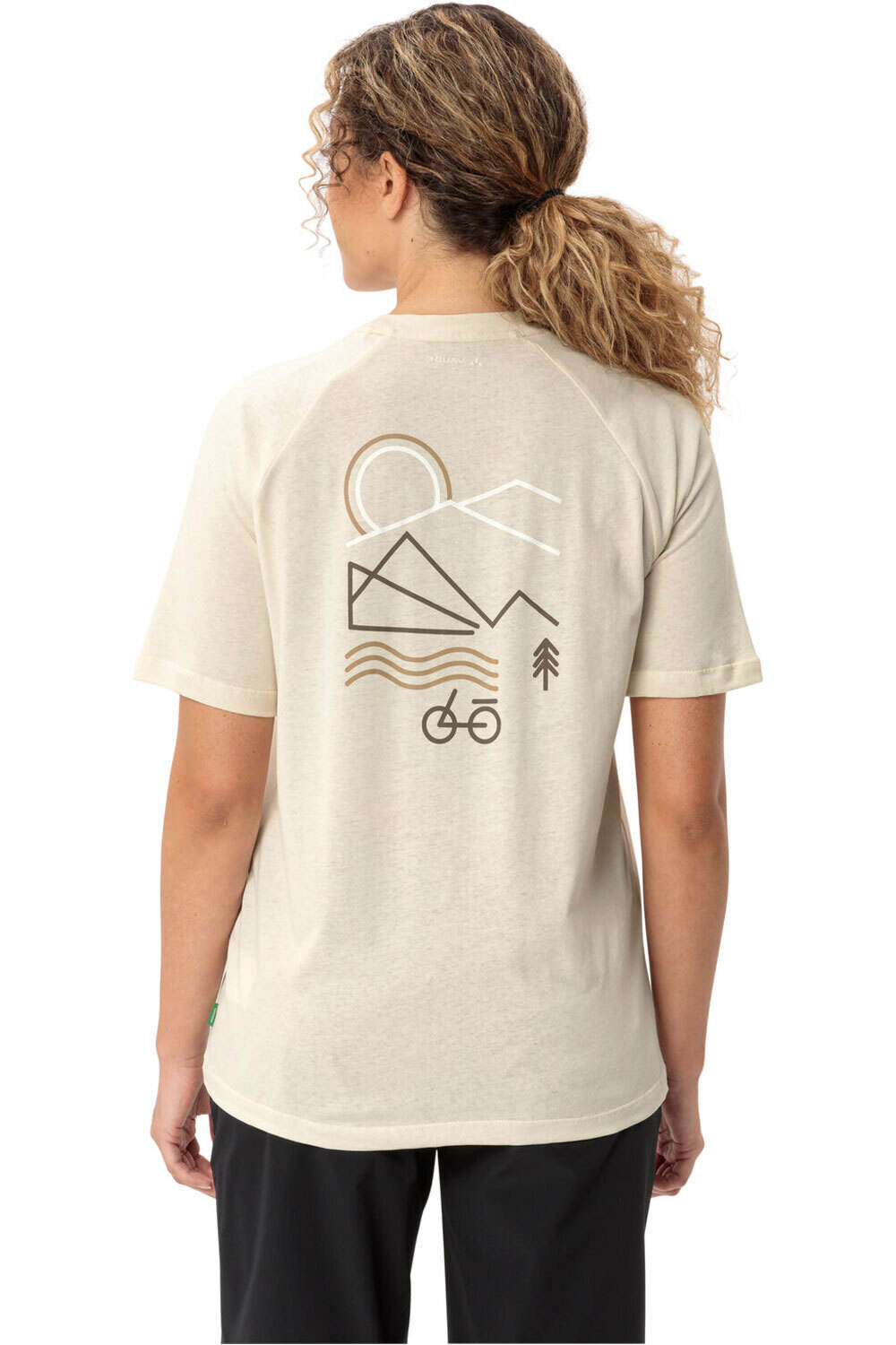 Vaude camiseta ciclismo mujer Women's Cyclist Casual Shirt vista trasera