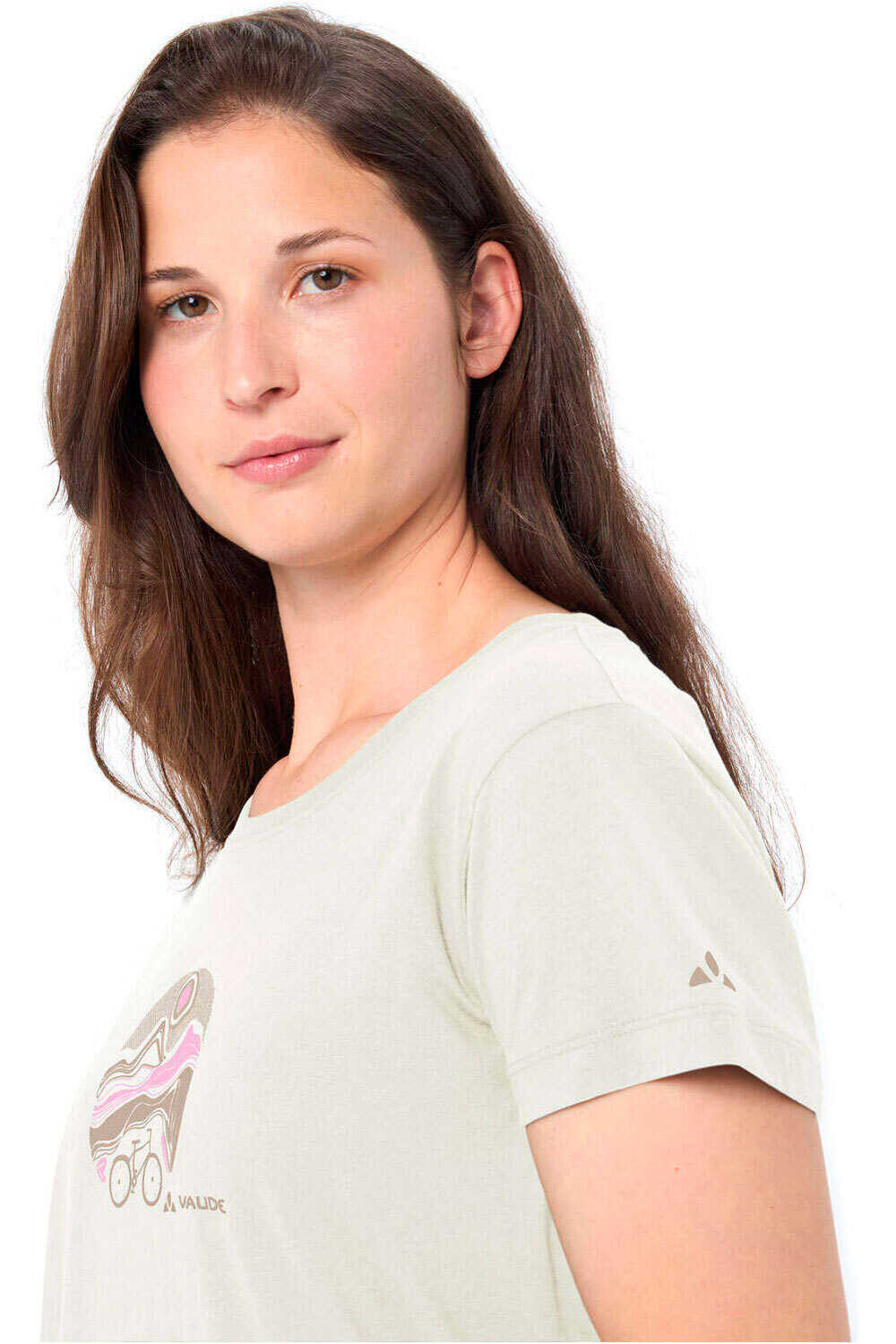 Vaude camiseta ciclismo mujer Women's Cyclist T-Shirt V vista detalle