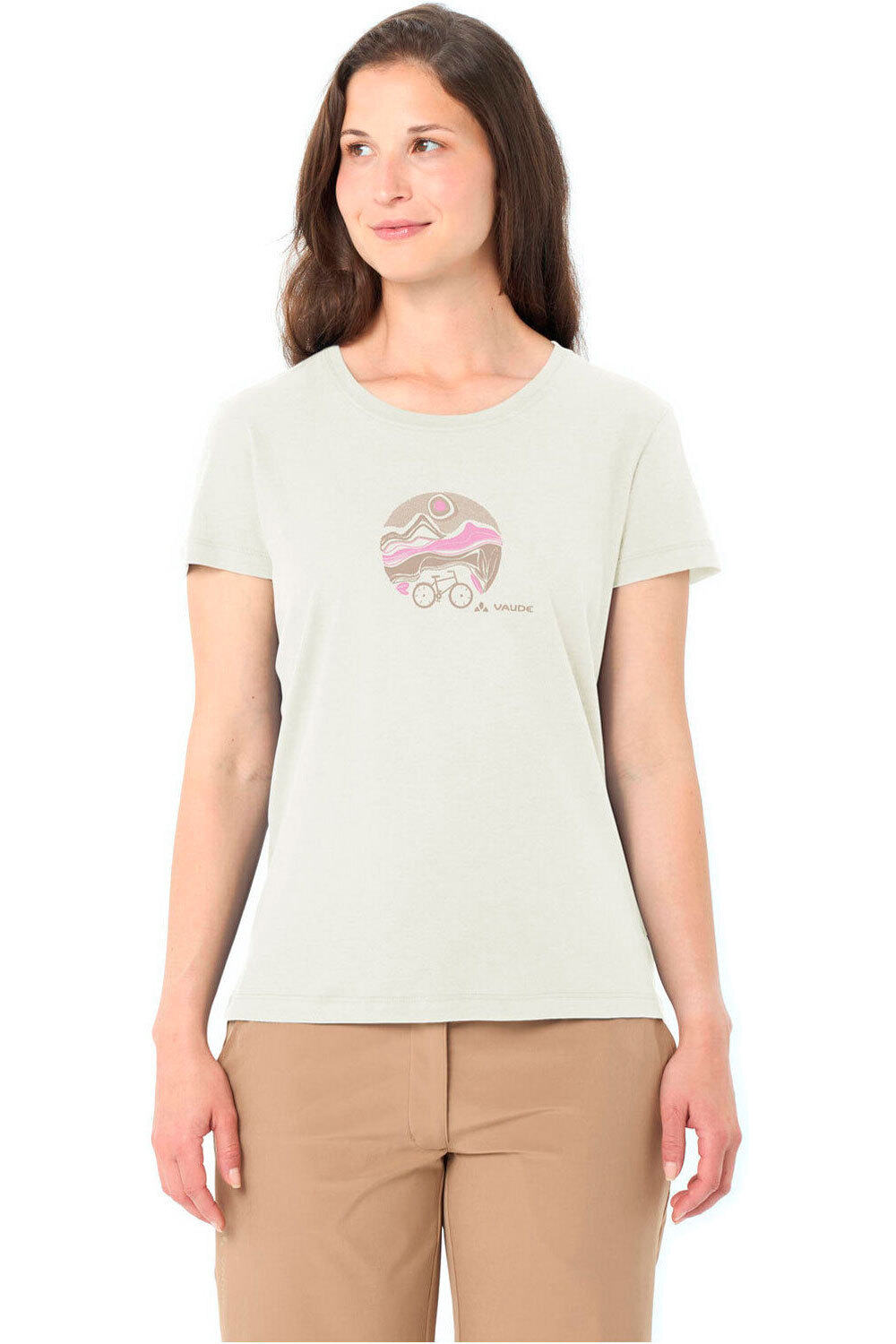 Vaude camiseta ciclismo mujer Women's Cyclist T-Shirt V vista frontal