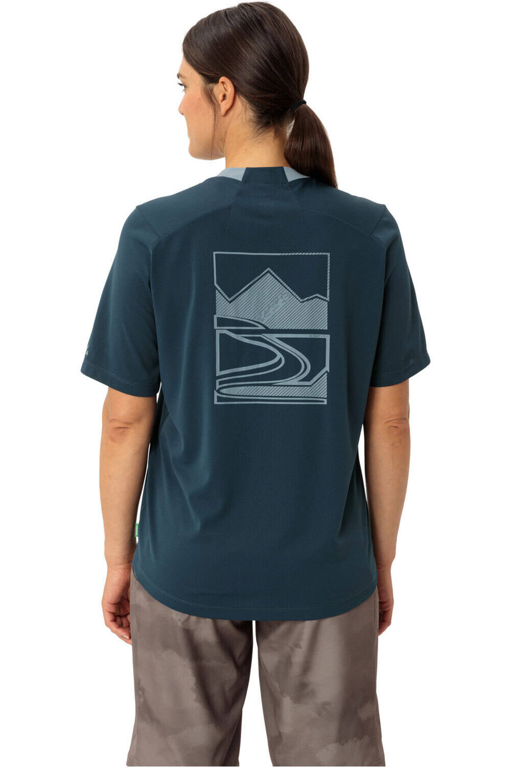Vaude camiseta ciclismo mujer Women's Loamer Shirt vista trasera