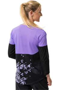 Vaude camiseta ciclismo mujer Women's Moab LS T-Shirt V vista trasera