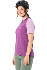 Vaude camiseta ciclismo mujer Women's Tamaro HZ Shirt IV vista detalle