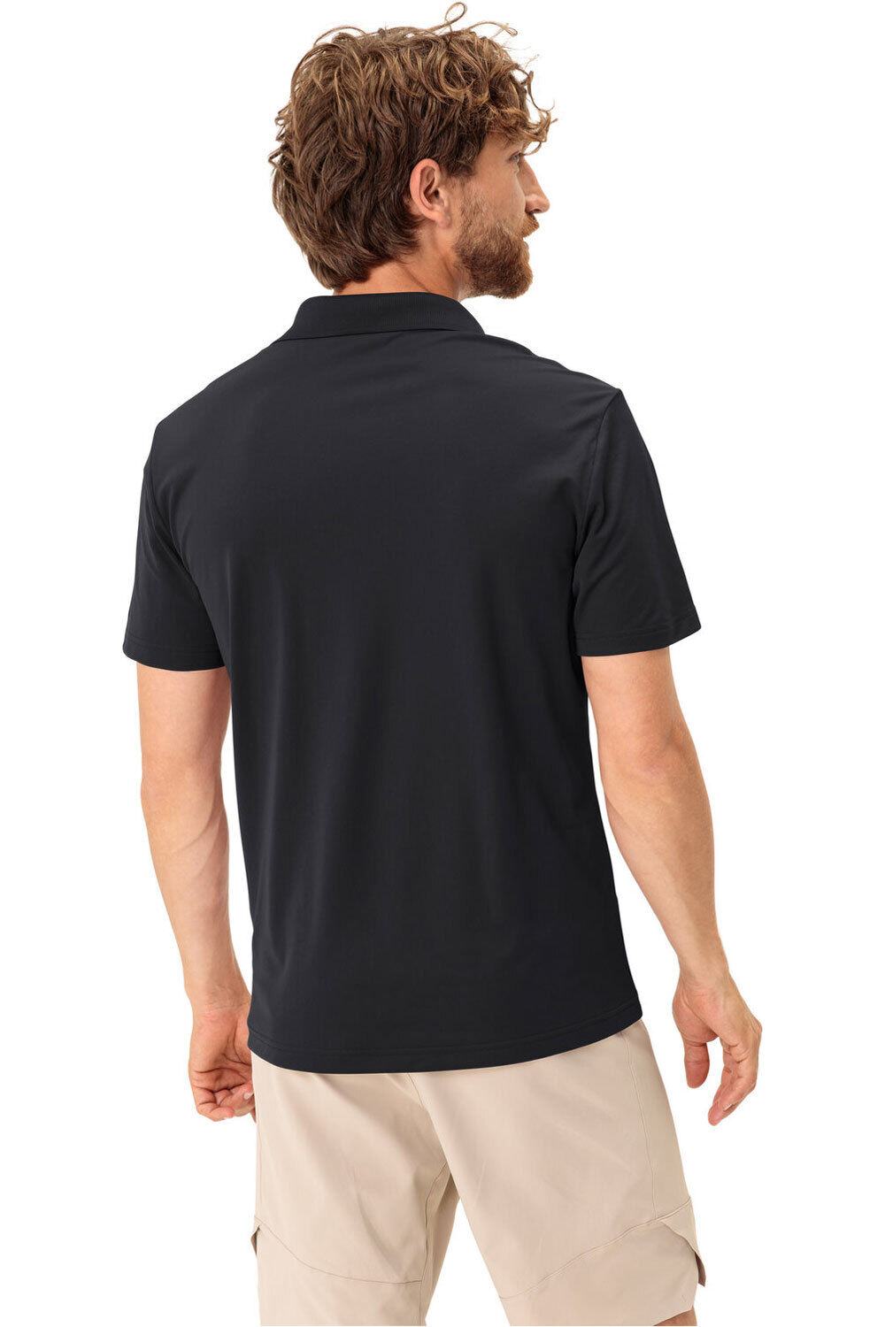 Vaude camiseta montaña manga corta hombre Men's Essential Polo Shirt vista trasera