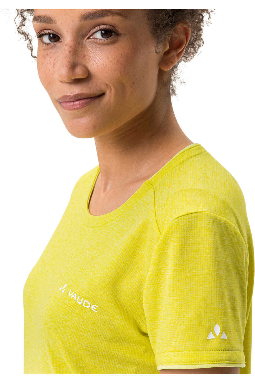 Vaude camiseta montaña manga corta mujer Women's Essential T-Shirt vista detalle