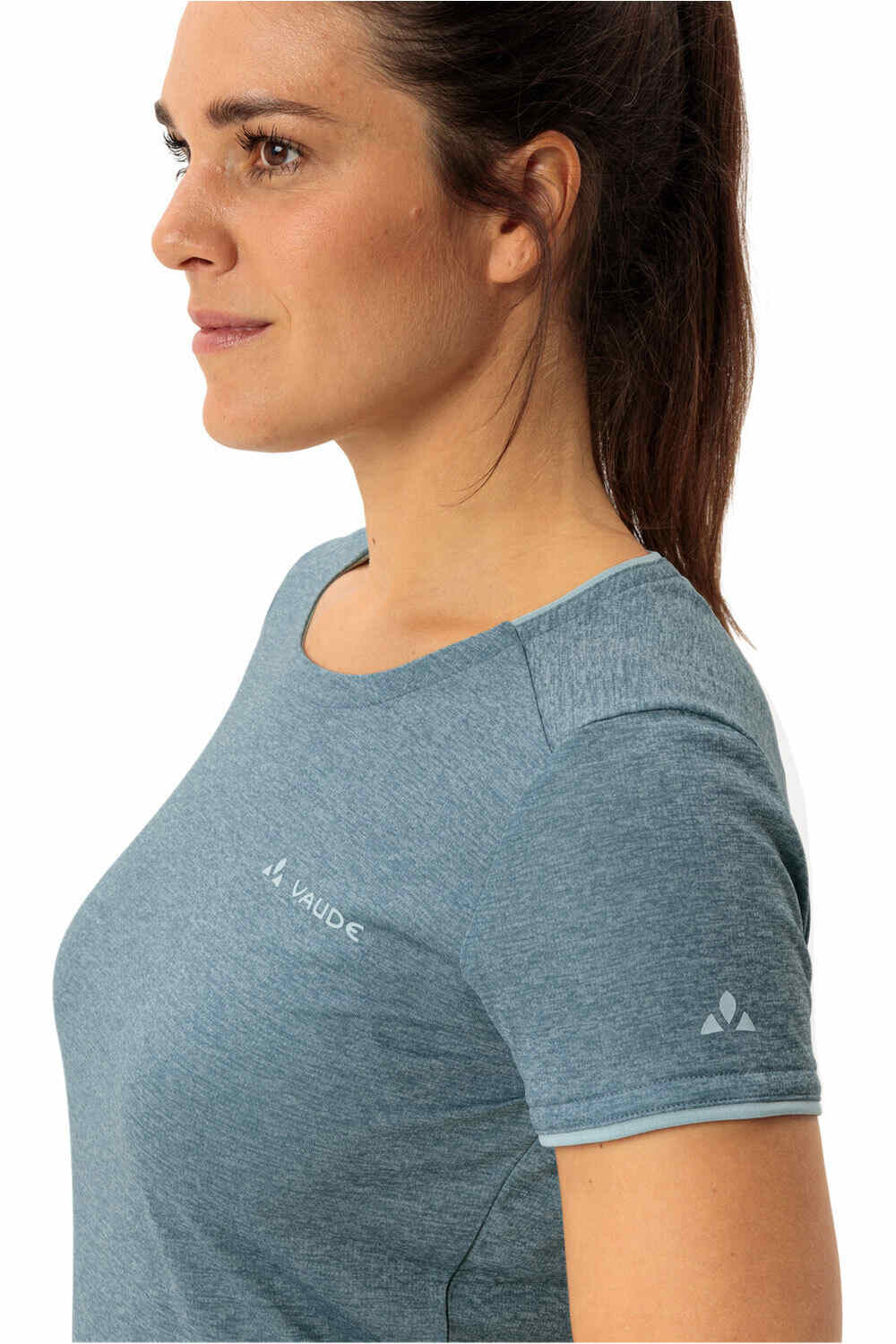 Vaude camiseta montaña manga corta mujer Women's Essential T-Shirt vista detalle