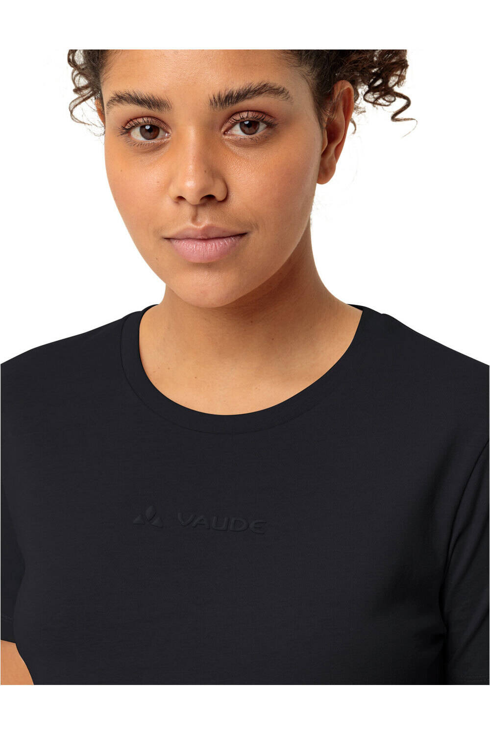 Vaude camiseta montaña manga corta mujer Women's Logo T-Shirt II vista detalle