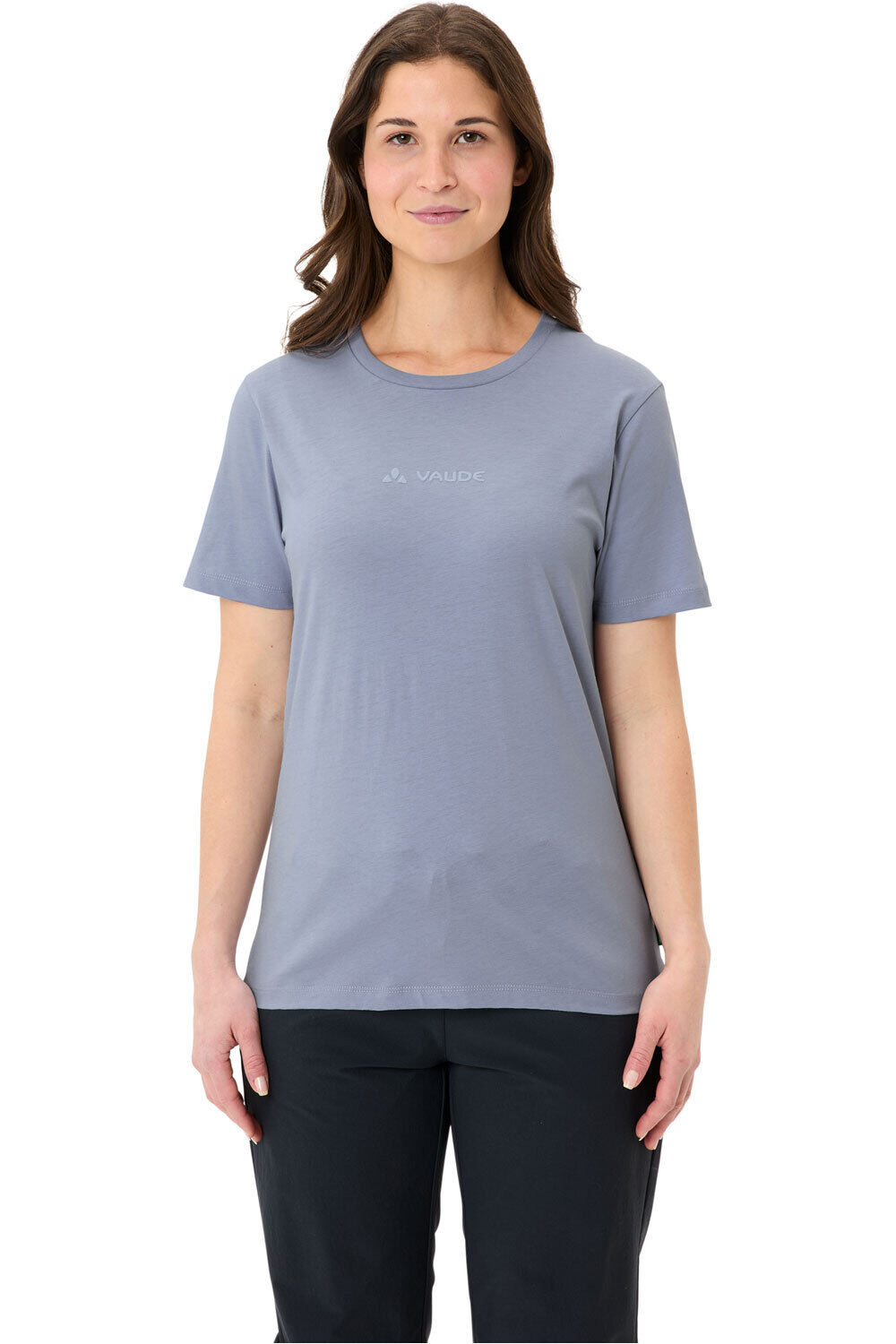Vaude camiseta montaña manga corta mujer Women's Logo T-Shirt II vista frontal