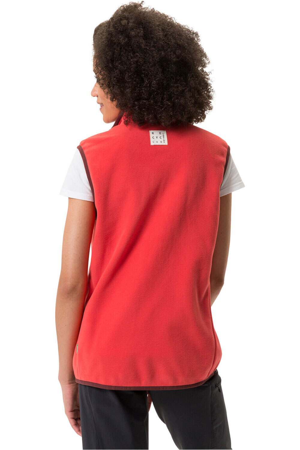 Vaude chaleco outdoor mujer Women's Rosemoor Fleece Vest vista trasera