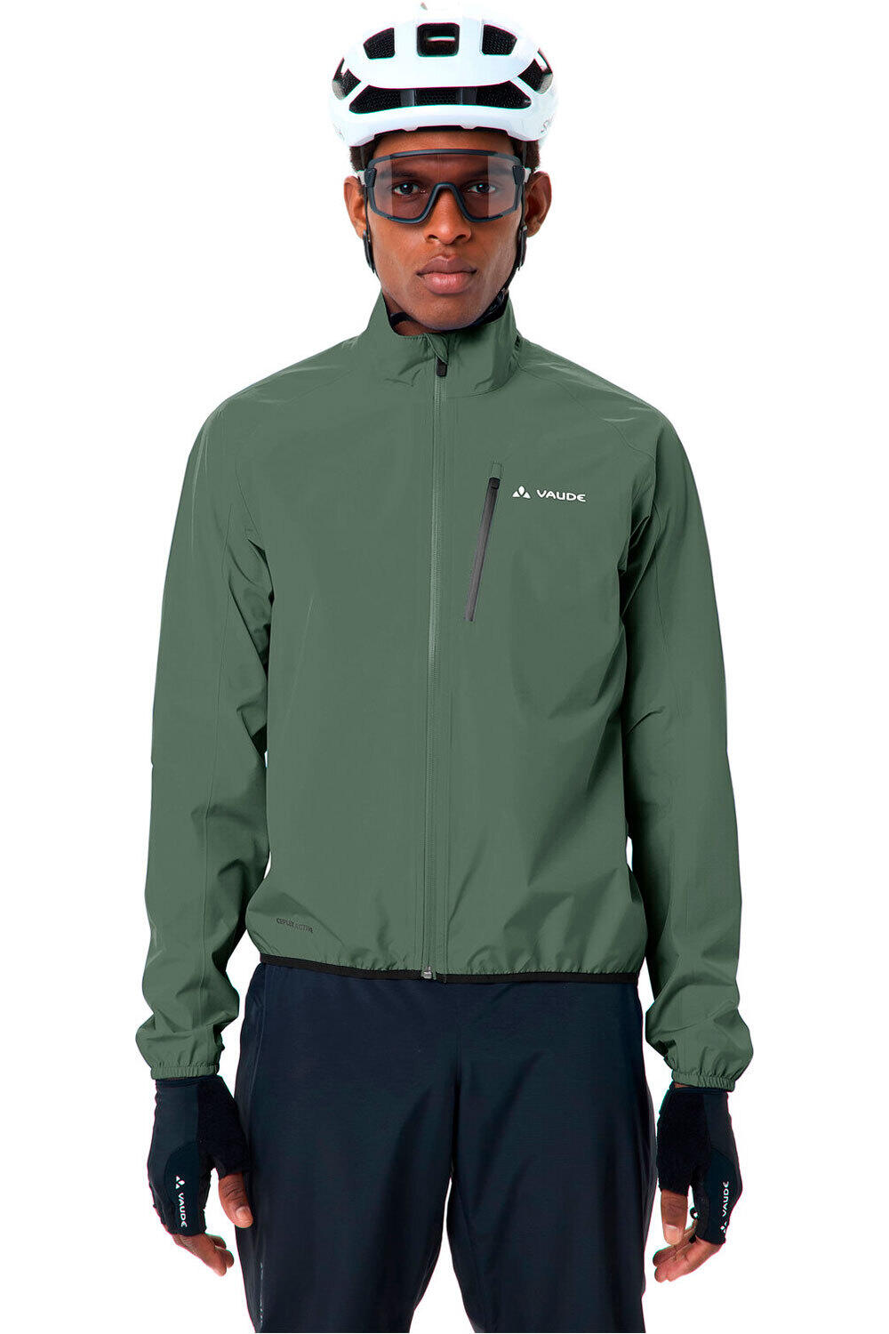 Vaude chaqueta impermeable ciclismo hombre Men's Drop Jacket III vista detalle