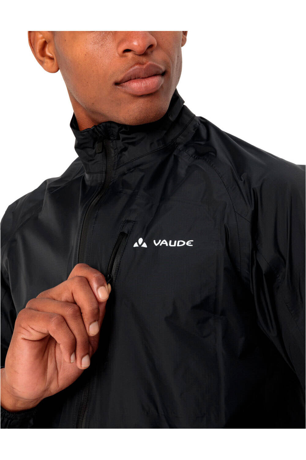 Vaude chaqueta impermeable ciclismo hombre Men's Drop Jacket III vista detalle
