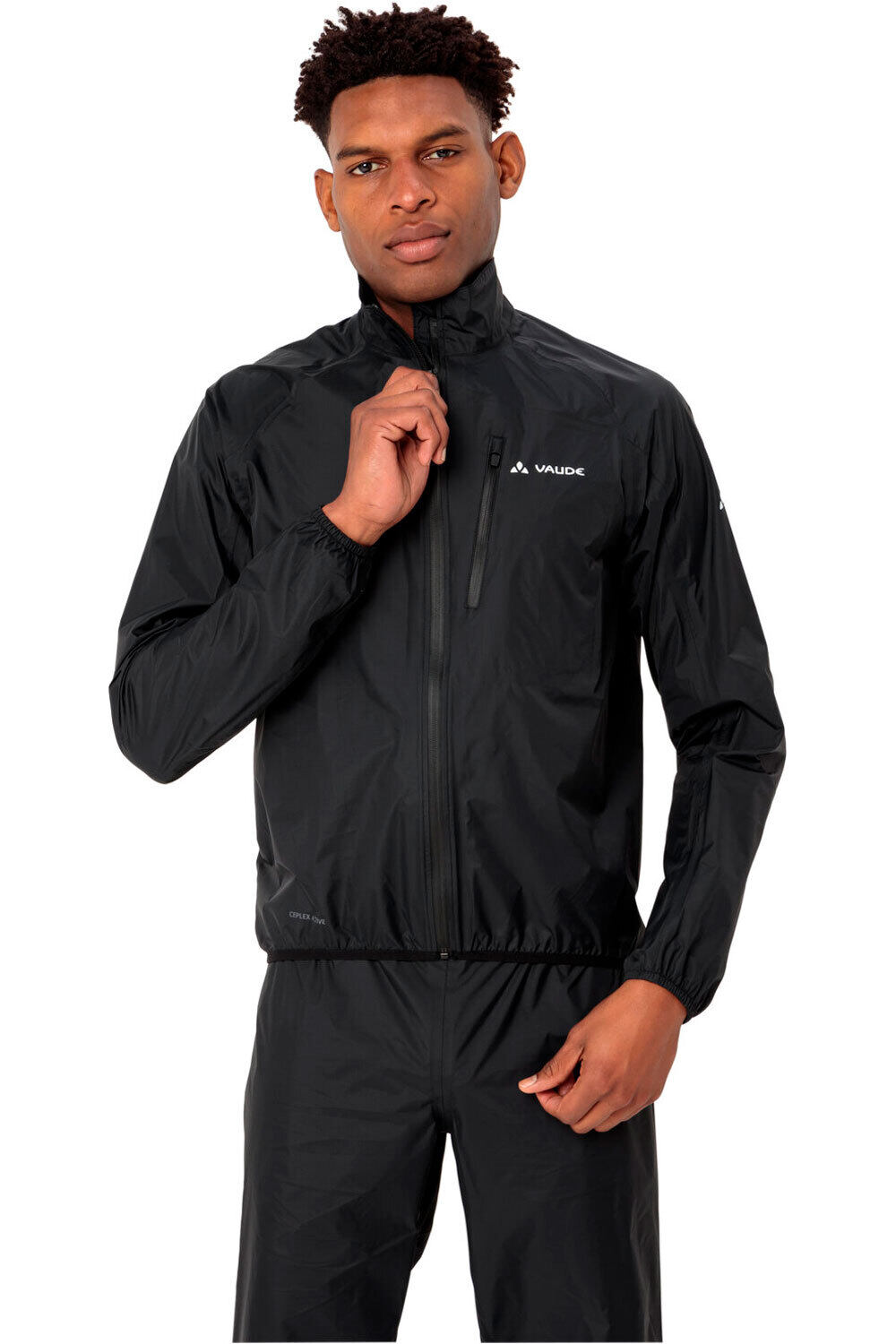 Vaude chaqueta impermeable ciclismo hombre Men's Drop Jacket III vista frontal