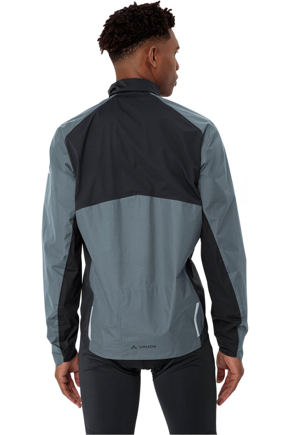 Vaude chaqueta impermeable ciclismo hombre Men's Kuro Rain Jacket vista trasera