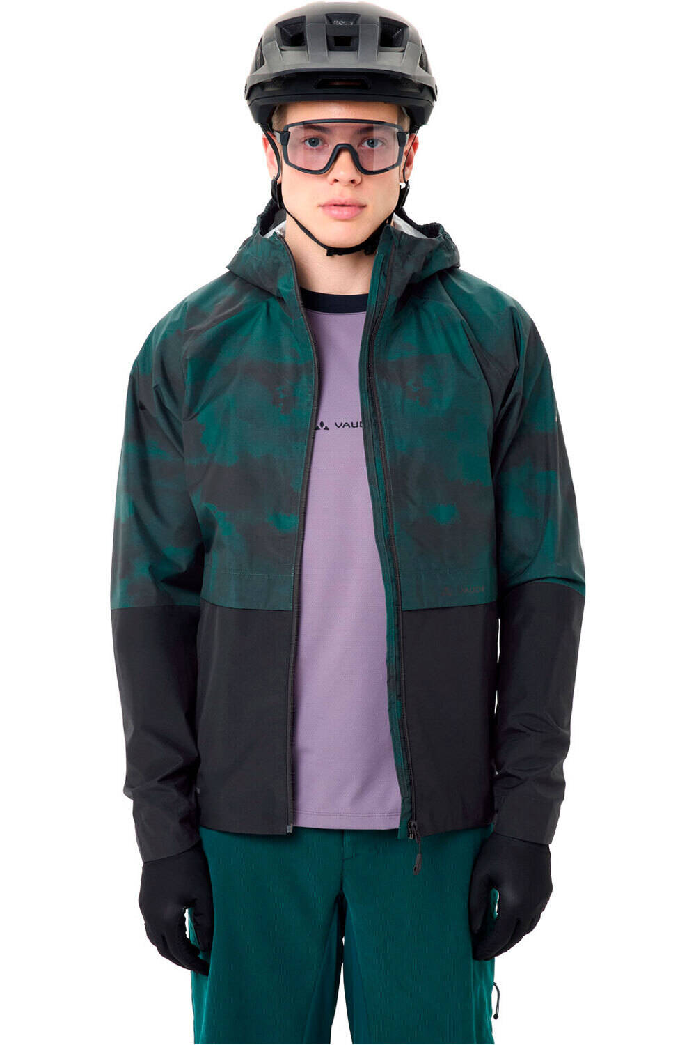 Vaude chaqueta impermeable ciclismo hombre Men's Loamer Rain Jacket vista detalle