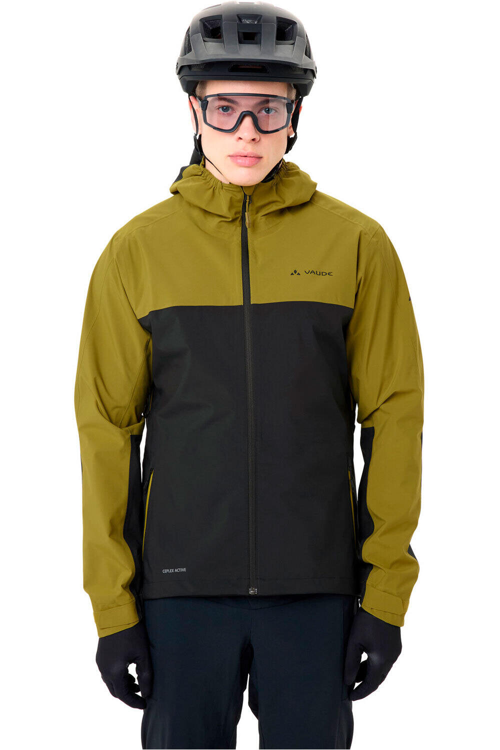Vaude chaqueta impermeable ciclismo hombre Men's Moab Rain Jacket vista detalle