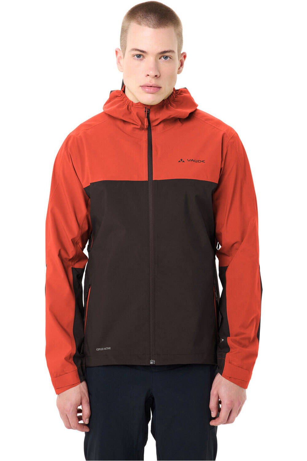 Vaude chaqueta impermeable ciclismo hombre Men's Moab Rain Jacket vista frontal