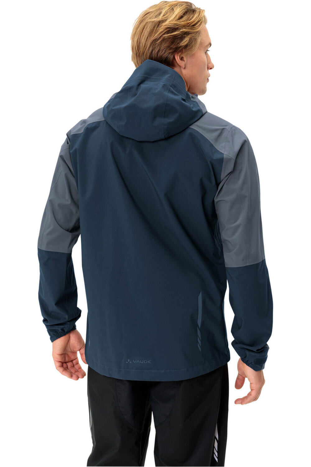 Vaude chaqueta impermeable ciclismo hombre Men's Moab Rain Jacket vista trasera