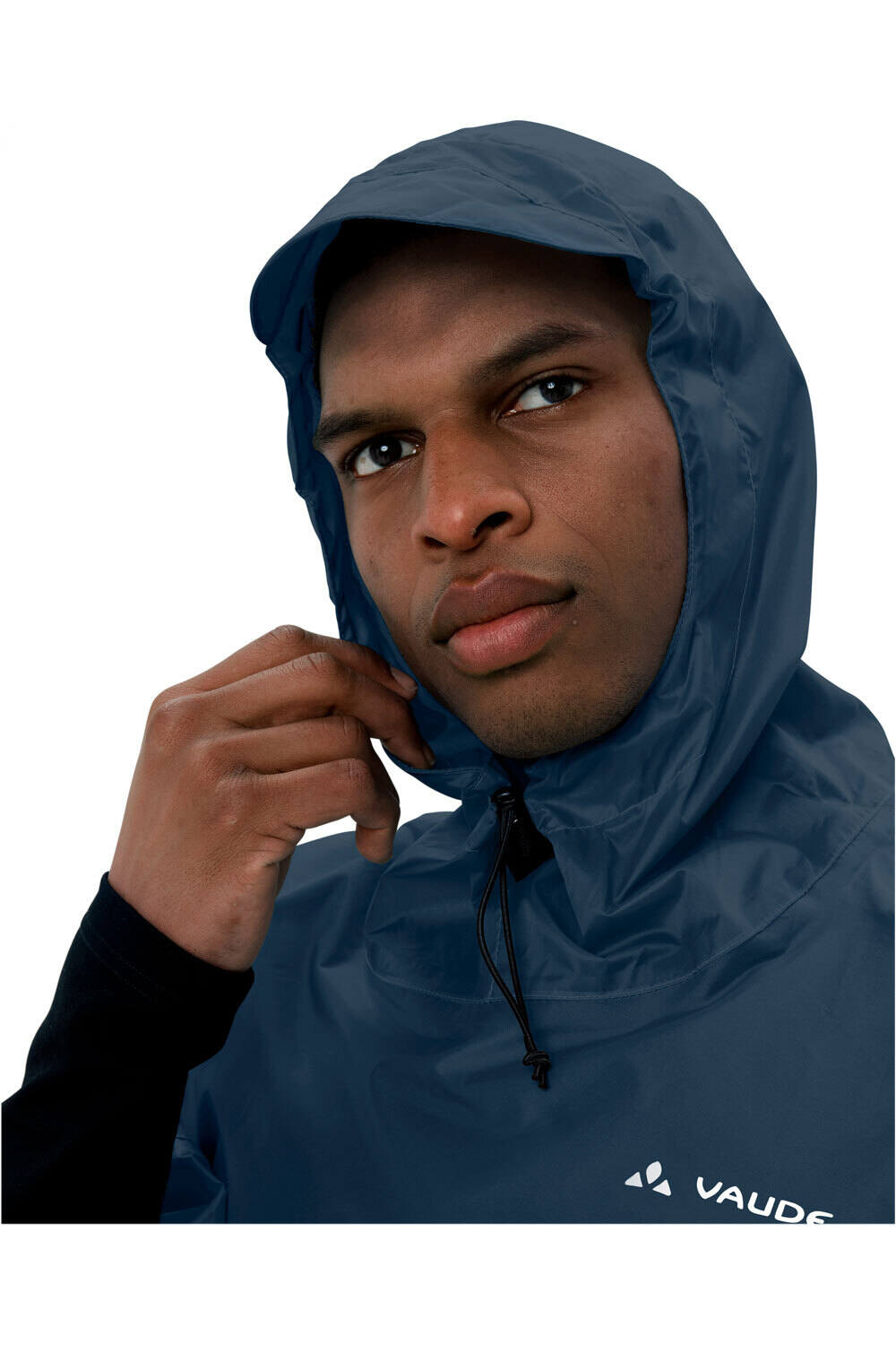 Vaude chaqueta impermeable ciclismo hombre Valdipino Poncho vista detalle