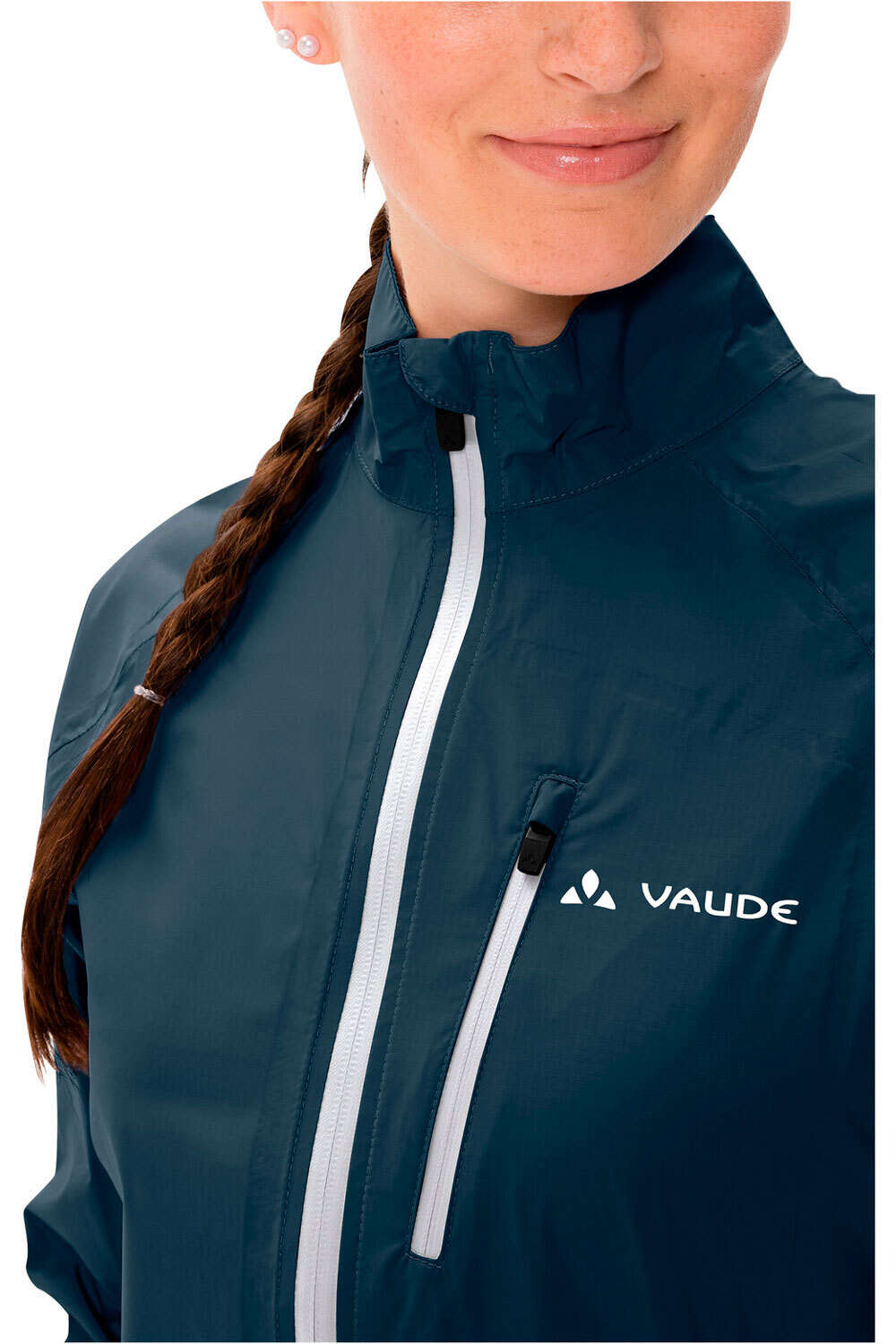 Vaude chaqueta impermeable ciclismo mujer Women's Drop Jacket III vista detalle