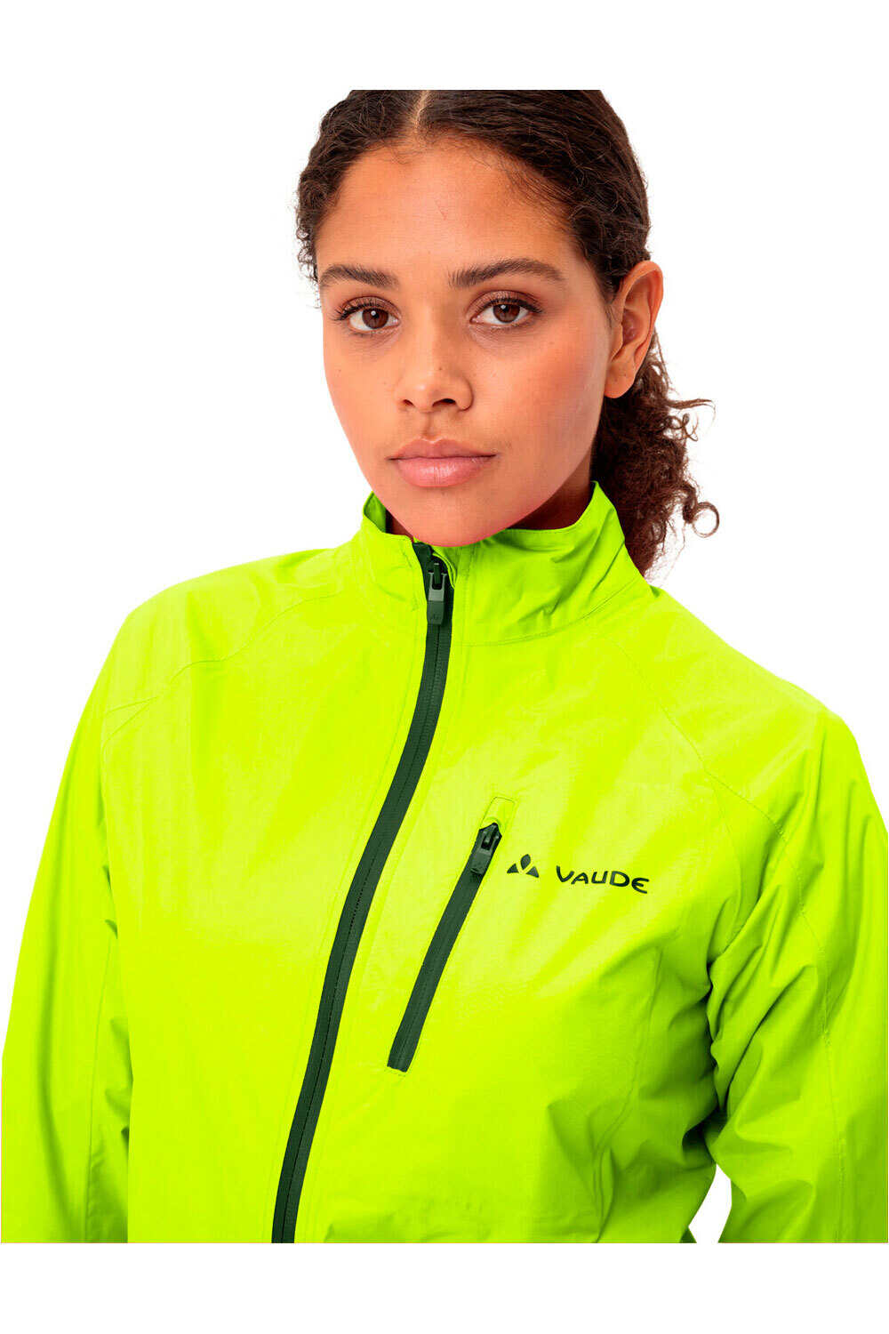 Vaude chaqueta impermeable ciclismo mujer Women's Drop Jacket III vista detalle