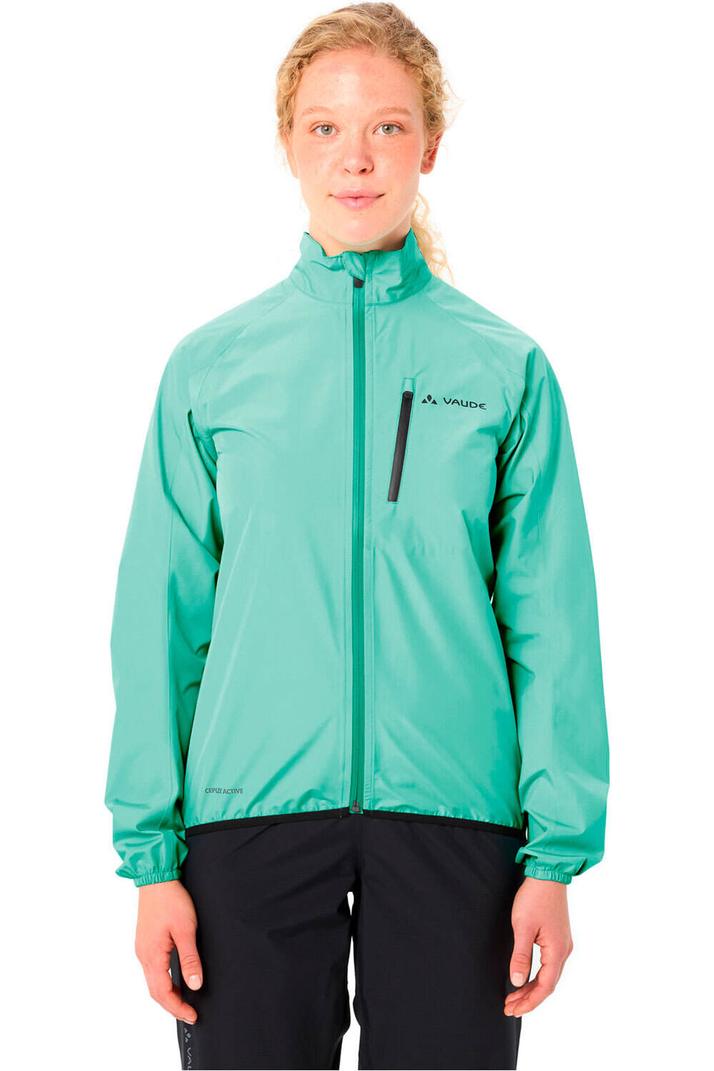 Vaude chaqueta impermeable ciclismo mujer Women's Drop Jacket III vista frontal