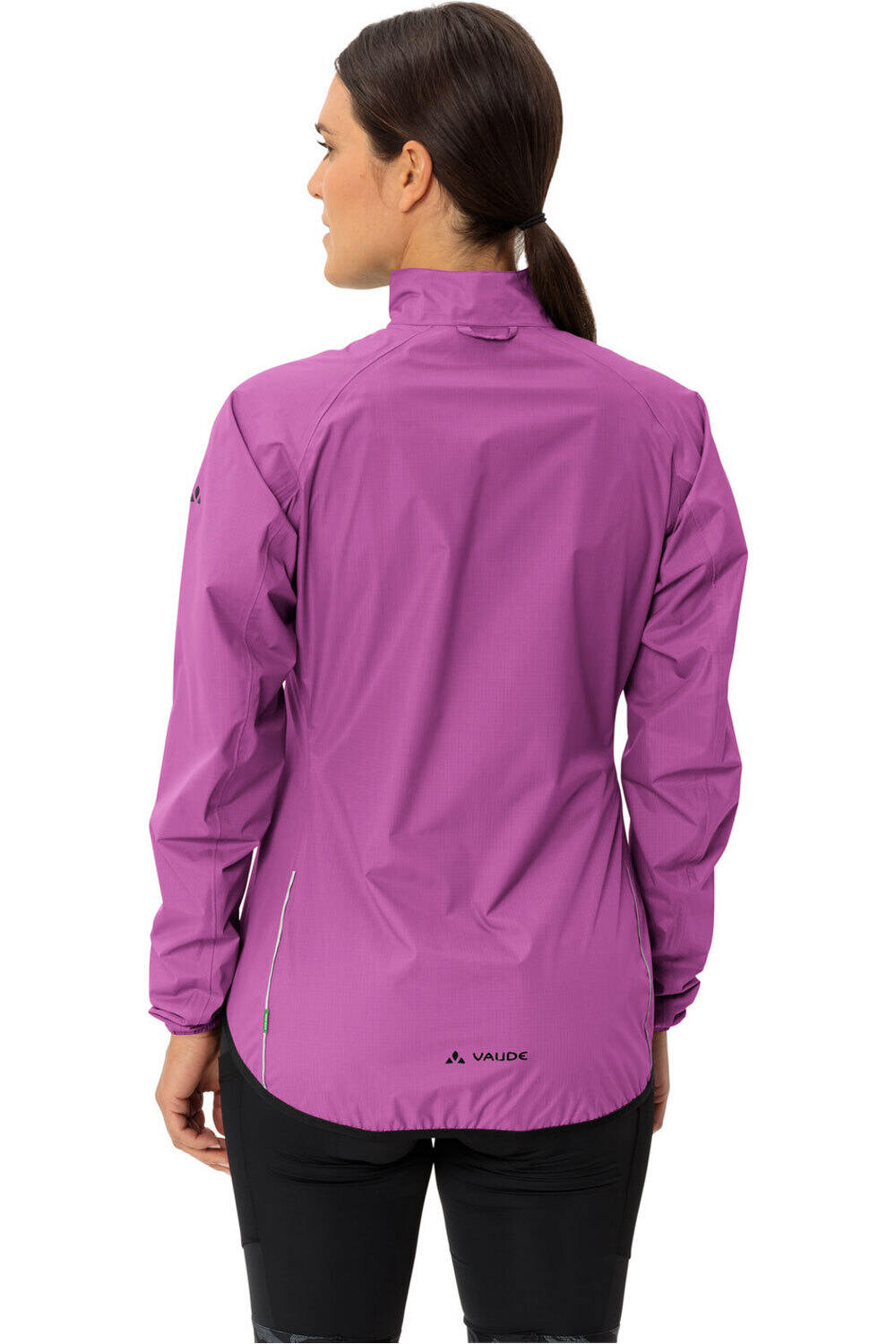 Vaude chaqueta impermeable ciclismo mujer Women's Drop Jacket III vista trasera