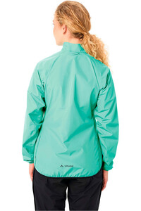 Vaude chaqueta impermeable ciclismo mujer Women's Drop Jacket III vista trasera