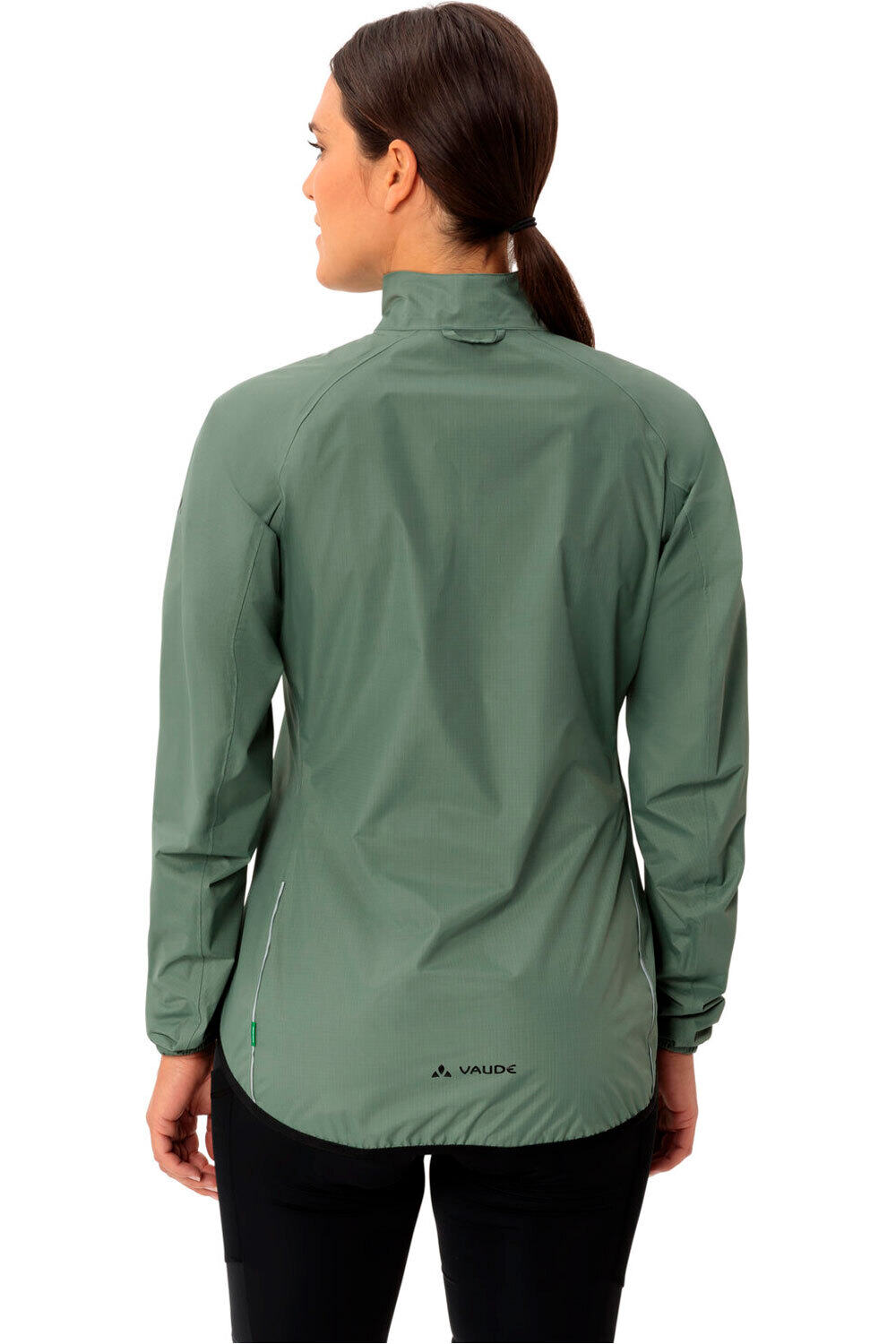 Vaude chaqueta impermeable ciclismo mujer Women's Drop Jacket III vista trasera