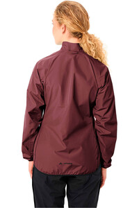 Vaude chaqueta impermeable ciclismo mujer Women's Drop Jacket III vista trasera