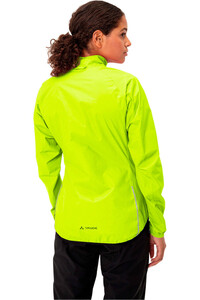 Vaude chaqueta impermeable ciclismo mujer Women's Drop Jacket III vista trasera