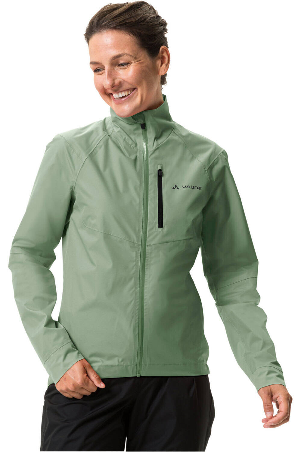 Vaude chaqueta impermeable ciclismo mujer Women's Kuro Rain Jacket vista frontal