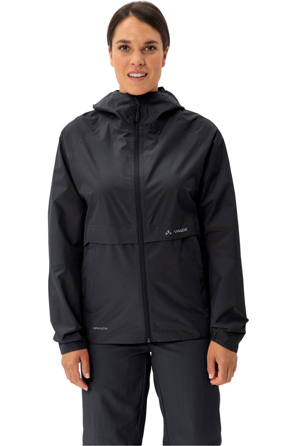 Vaude chaqueta impermeable ciclismo mujer Women's Loamer Rain Jacket vista frontal