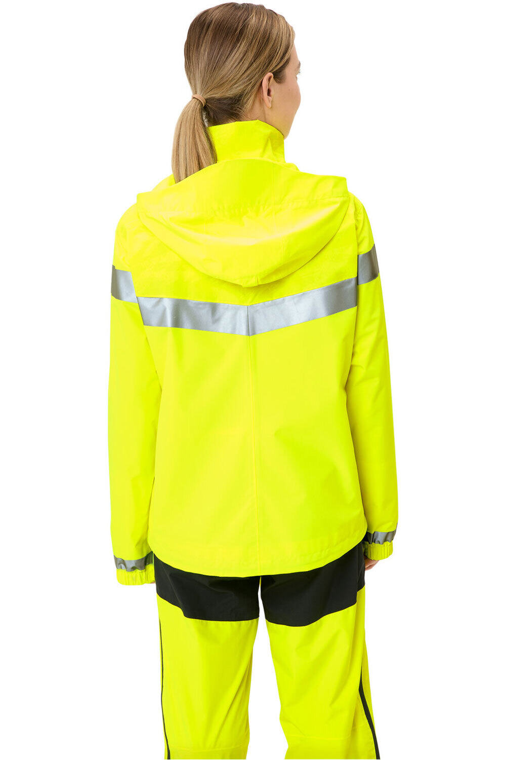 Vaude chaqueta impermeable ciclismo mujer Women's Luminum Rain Jacket vista trasera