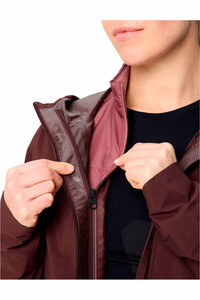 Vaude chaqueta impermeable ciclismo mujer Women's Yaras 3in1 Jacket II vista detalle