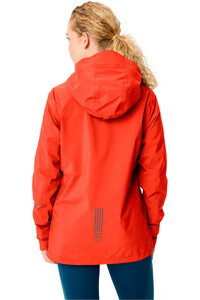 Vaude chaqueta impermeable ciclismo mujer Women's Yaras 3in1 Jacket II vista trasera