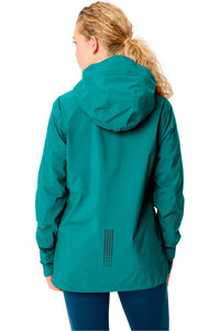 Vaude chaqueta impermeable ciclismo mujer Women's Yaras 3in1 Jacket II vista trasera